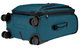 Rick Steves Carry-On Spinner Luggage, blue, laying flat